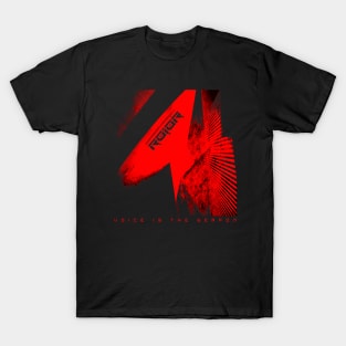 R010R - Voice is the Weapon [red version] T-Shirt
